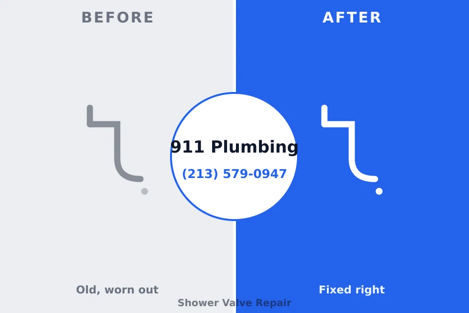Before and after: plumbing repair Palm Coast, FL